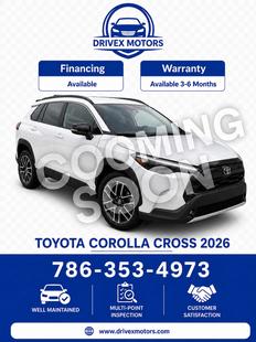 toyota corolla cross 2026 7MUEAAAG3TV182899 image toyota corolla cross 2026 7MUEAAAG3TV182899 image